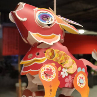 2021牛年-春牛小提燈（台北霞海城隍廟）